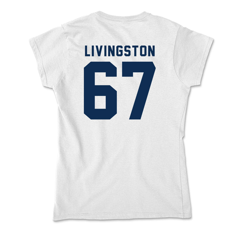 West Virginia - NCAA Football : Landen Livingston - Soft Style Women’s T-Shirt-1