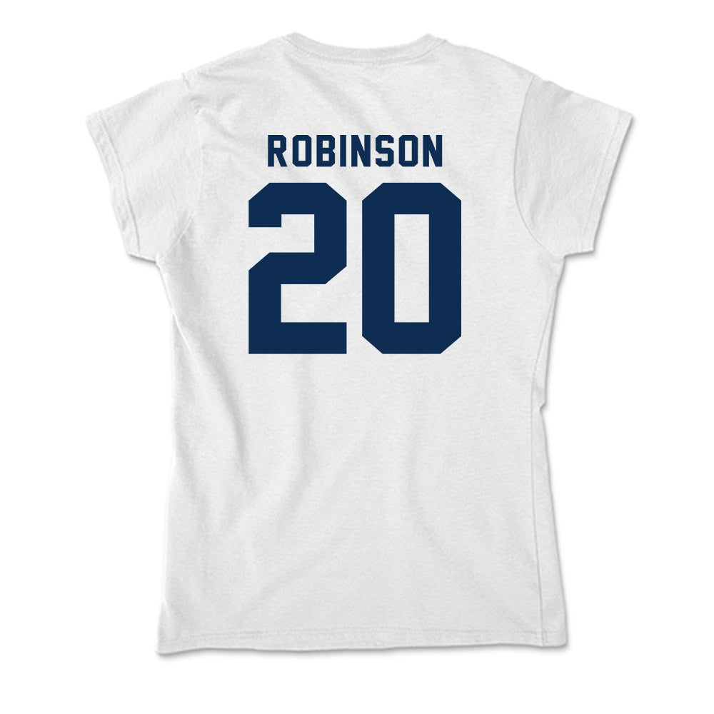 West Virginia - NCAA Football : Keyshawn Robinson - Soft Style Women’s T-Shirt-1