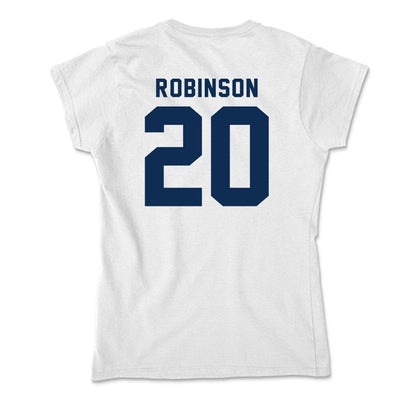 West Virginia - NCAA Football : Keyshawn Robinson - Soft Style Women’s T-Shirt-1
