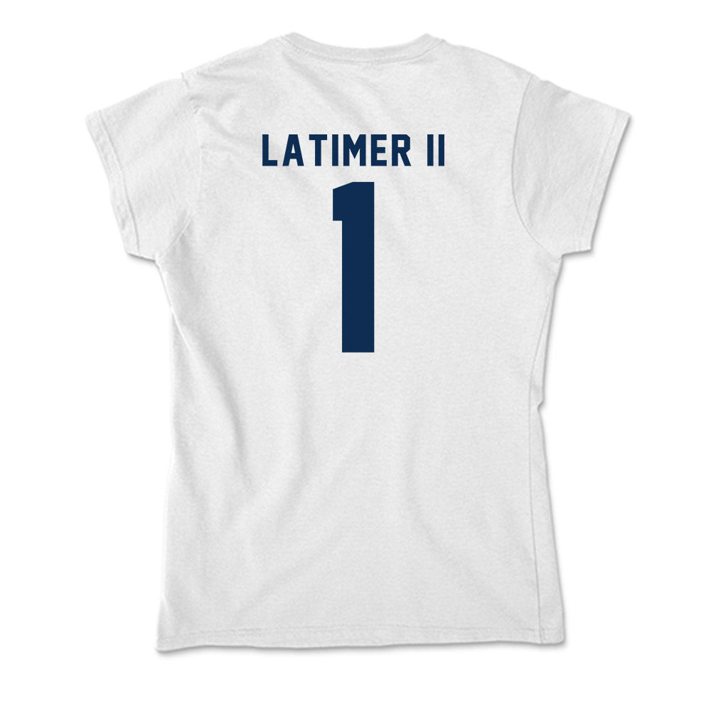 West Virginia - NCAA Football : Geimere Latimer II - Soft Style Women’s T-Shirt-1