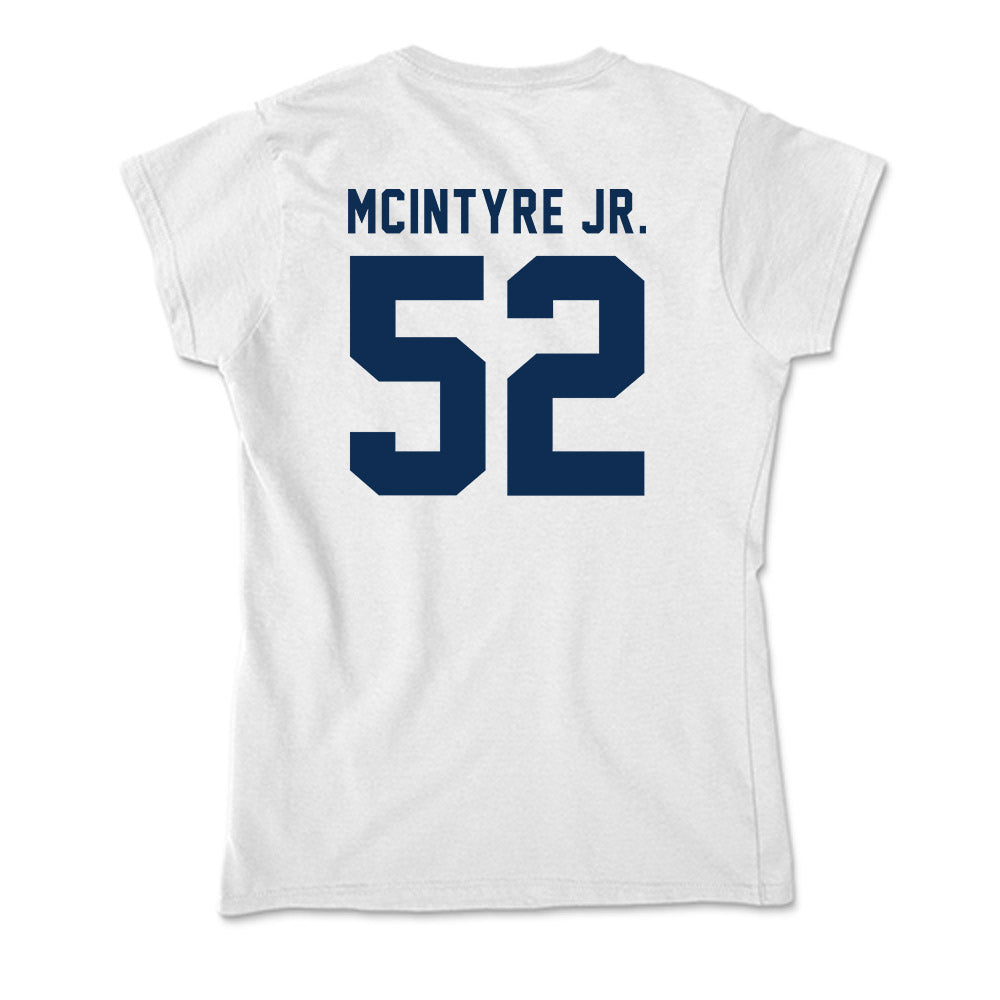 West Virginia - NCAA Football : Corey McIntyre Jr. - Soft Style Women’s T-Shirt-1