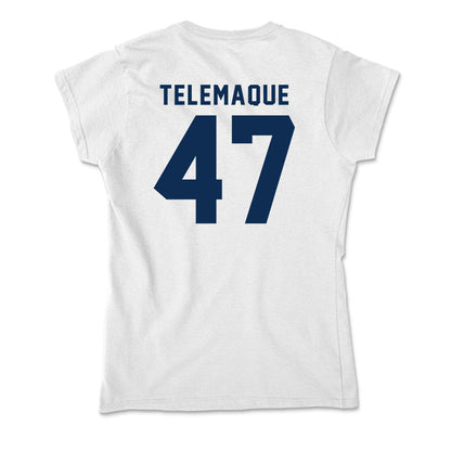 West Virginia - NCAA Football : Wilnerson Telemaque - Soft Style Women’s T-Shirt-1