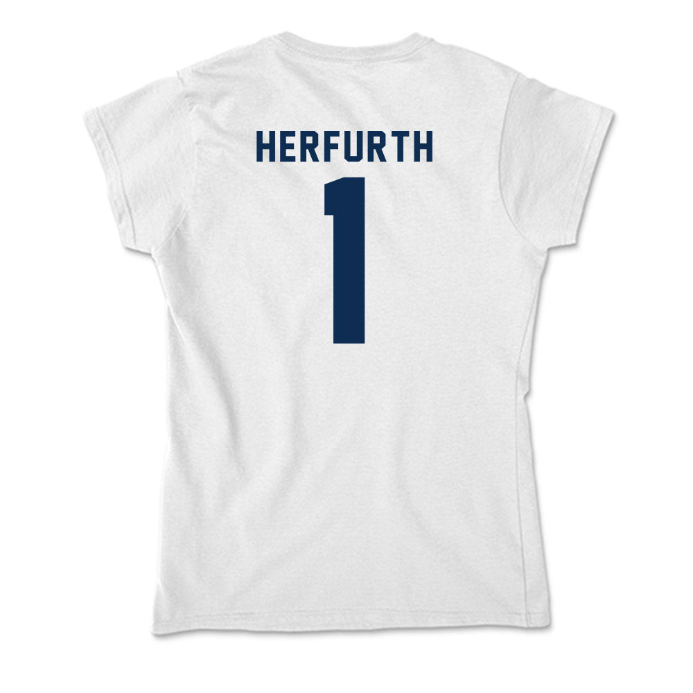 West Virginia - NCAA Women's Soccer : Bailey Herfurth - Soft Style Women’s T-Shirt-1