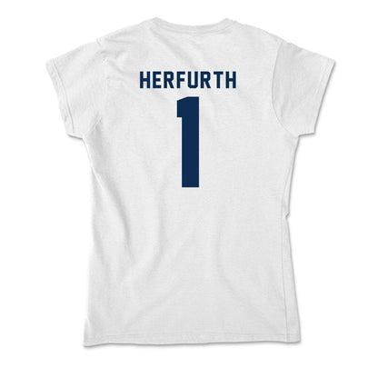 West Virginia - NCAA Women's Soccer : Bailey Herfurth - Soft Style Women’s T-Shirt-1