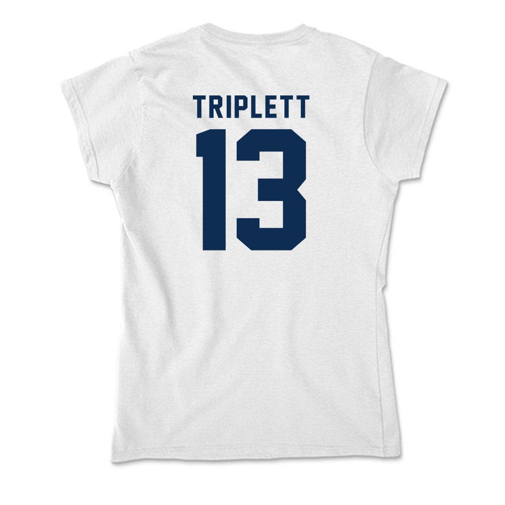 West Virginia - NCAA Football : Kedrick Triplett - Soft Style Women’s T-Shirt-1