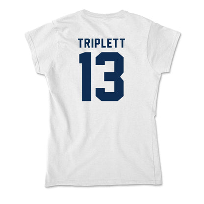 West Virginia - NCAA Football : Kedrick Triplett - Soft Style Women’s T-Shirt-1