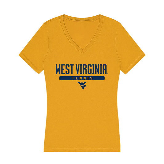 West Virginia - NCAA Women's Tennis : Sosanna Malaak - Women's V-Neck T-Shirt-0