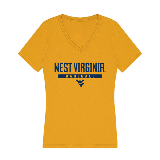 West Virginia - NCAA Baseball : Korey Alston - Women's V-Neck T-Shirt-0