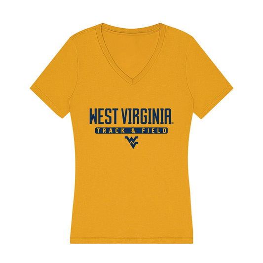 West Virginia - NCAA Women's Track & Field : Alexis Lamb - Women's V-Neck T-Shirt-0