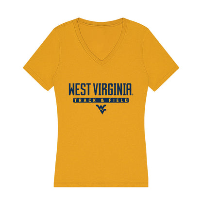 West Virginia - NCAA Women's Track & Field : Eva Rinker - Women's V-Neck T-Shirt-0