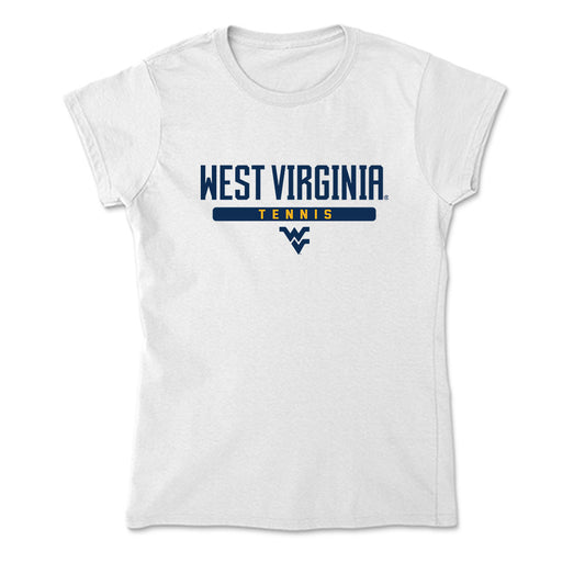 West Virginia - NCAA Women's Tennis : Julie Bousseau - Soft Style Women’s T-Shirt-0