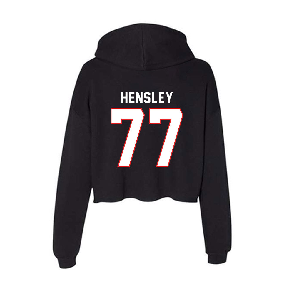 Texas Tech - NCAA Softball : Timber Hensley - Women's Crop Fleece Hoodie-1