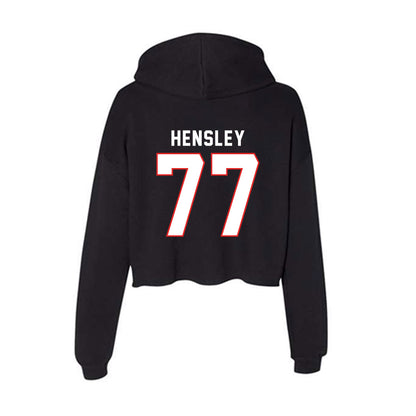 Texas Tech - NCAA Softball : Timber Hensley - Women's Crop Fleece Hoodie-1