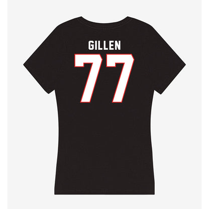 Texas Tech - NCAA Football : Elias Gillen - Women's V-Neck T-Shirt-1