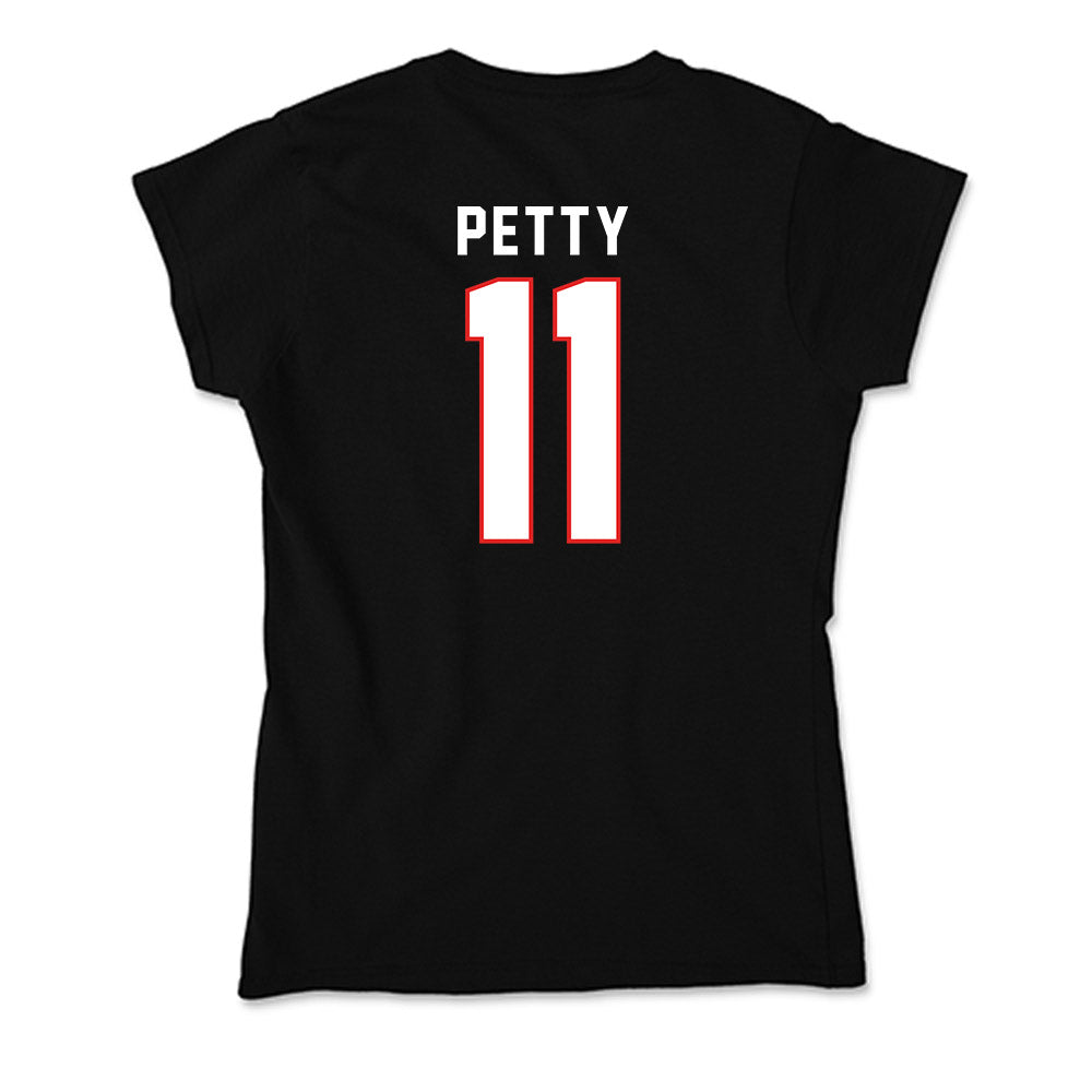 Texas Tech - NCAA Men's Basketball : Jaylen Petty - Soft Style Women’s T-Shirt-1
