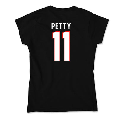 Texas Tech - NCAA Men's Basketball : Jaylen Petty - Soft Style Women’s T-Shirt-1