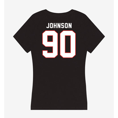 Texas Tech - NCAA Football : Ayden Johnson - Women's V-Neck T-Shirt-1