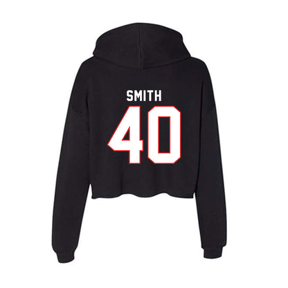 Texas Tech - NCAA Football : Wesley Smith - Women's Crop Fleece Hoodie-1