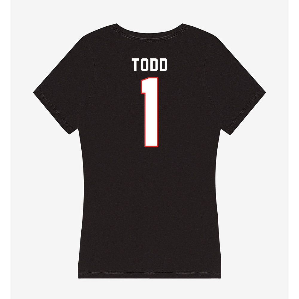 Texas Tech - NCAA Women's Soccer : Adelyn Todd - Women's V-Neck T-Shirt-1