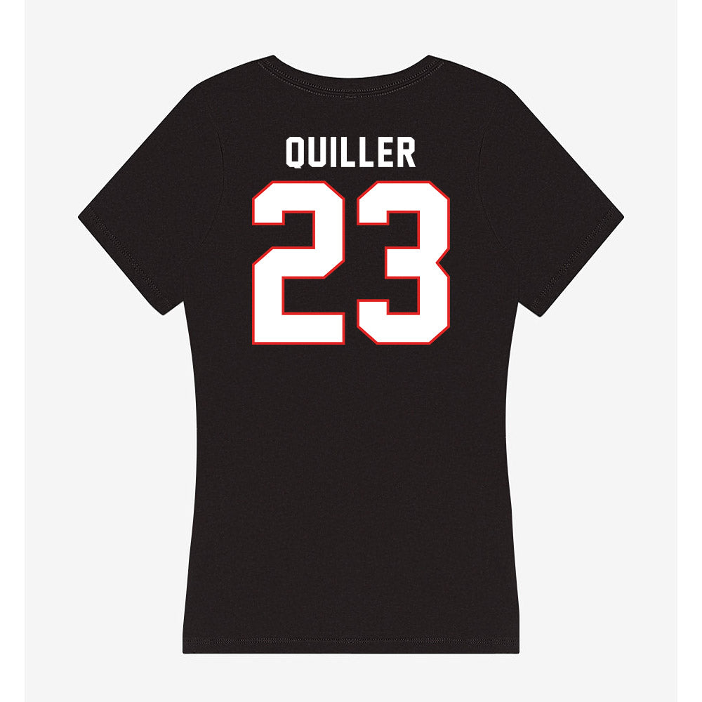 Texas Tech - NCAA Football : Maddox Quiller - Women's V-Neck T-Shirt-1