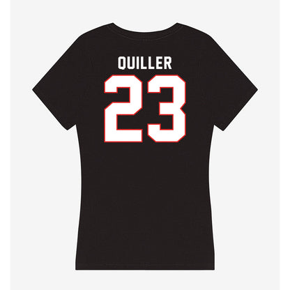 Texas Tech - NCAA Football : Maddox Quiller - Women's V-Neck T-Shirt-1