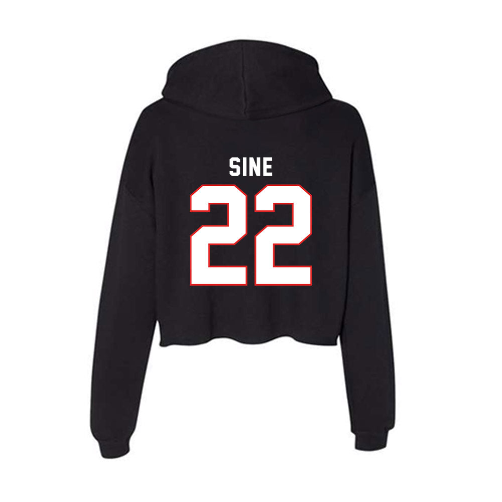 Texas Tech - NCAA Women's Soccer : Tabitha "Abbi" Sine - Women's Crop Fleece Hoodie-1