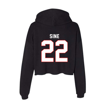 Texas Tech - NCAA Women's Soccer : Tabitha "Abbi" Sine - Women's Crop Fleece Hoodie-1