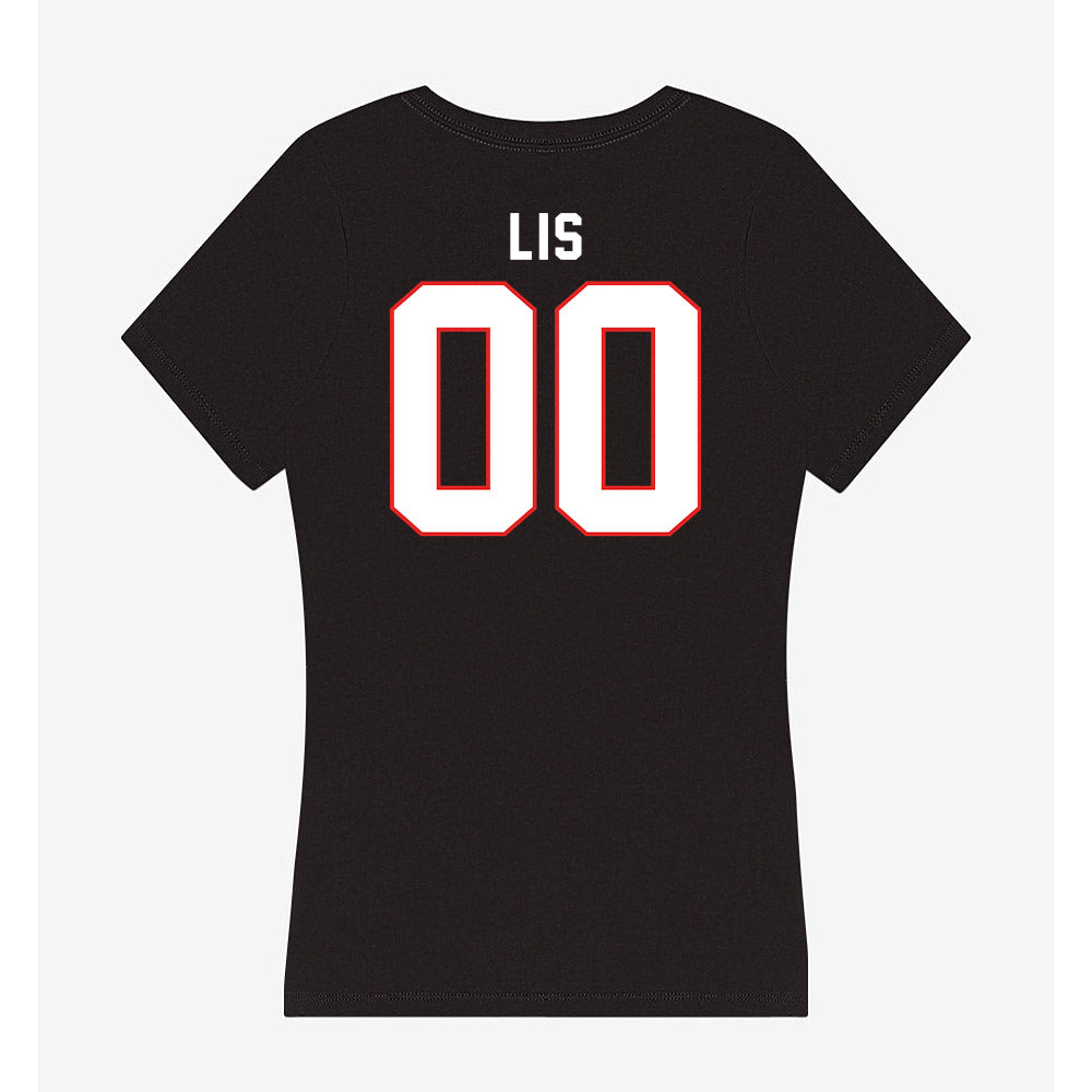 Texas Tech - NCAA Softball : Jackie Lis - Women's V-Neck T-Shirt-1