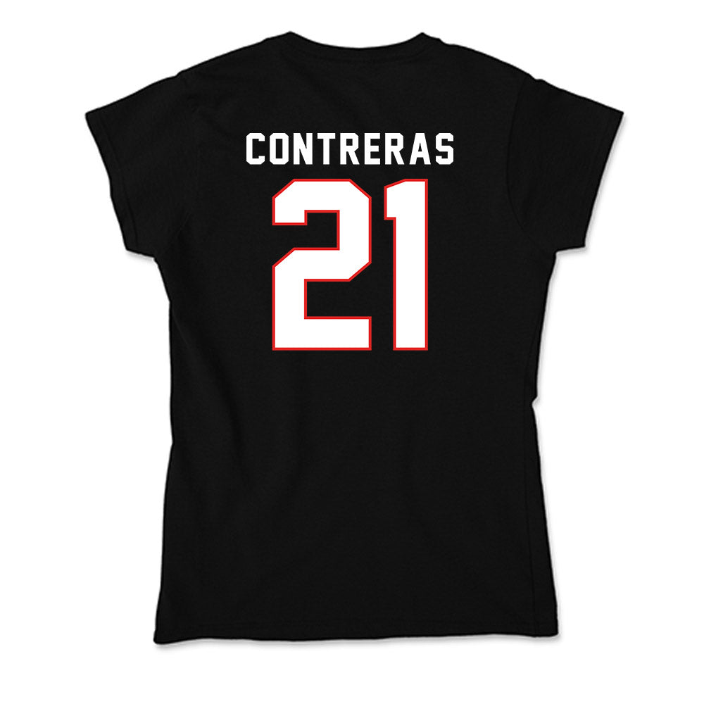 Texas Tech - NCAA Women's Volleyball : Emily Contreras - Soft Style Women’s T-Shirt-1