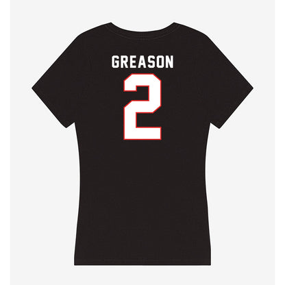 Texas Tech - NCAA Women's Soccer : Raleigh Greason - Women's V-Neck T-Shirt-1