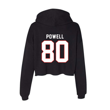 Texas Tech - NCAA Football : Kai Powell - Women's Crop Fleece Hoodie-1