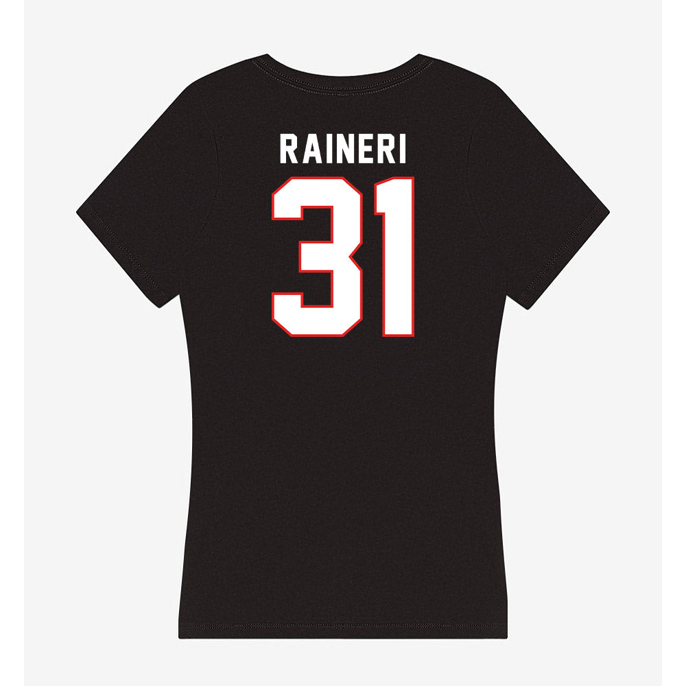 Texas Tech - NCAA Baseball : Kaysen Raineri - Women's V-Neck T-Shirt-1