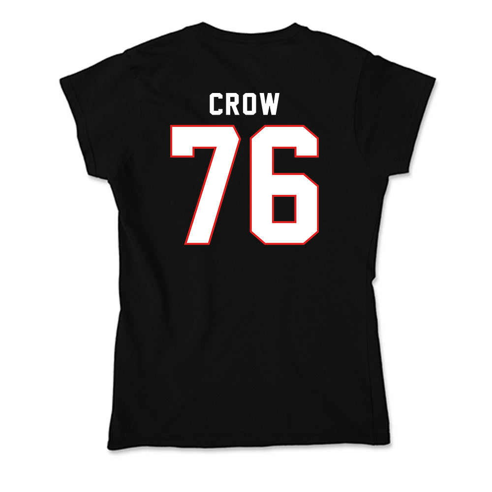 Texas Tech - NCAA Football : Jacob Crow - Soft Style Women’s T-Shirt-1