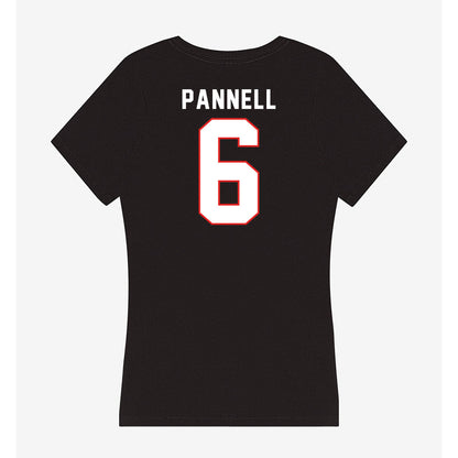 Texas Tech - NCAA Softball : Taylor Pannell - Women's V-Neck T-Shirt-1