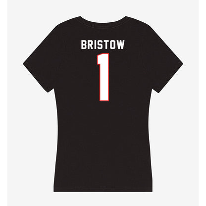 Texas Tech - NCAA Women's Basketball : Jalynn Bristow - Women's V-Neck T-Shirt-1