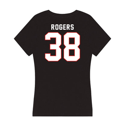 Texas Tech - NCAA Baseball : Jacob Rogers - Women's V-Neck T-Shirt-1