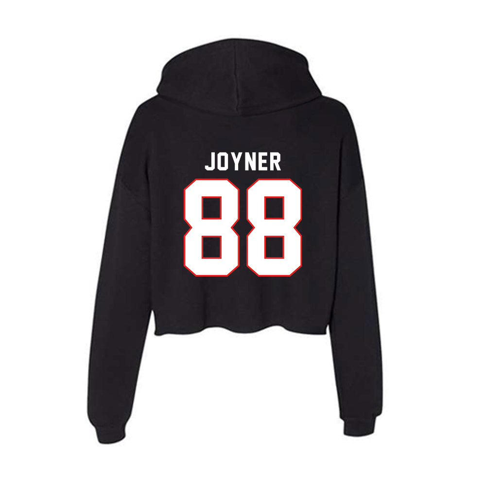 Texas Tech - NCAA Football : Quintaelyn Joyner - Women's Crop Fleece Hoodie-1