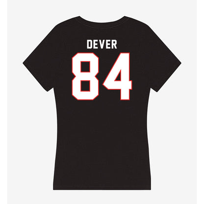 Texas Tech - NCAA Football : Michael Dever - Women's V-Neck T-Shirt-1