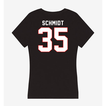 Texas Tech - NCAA Softball : nikolette schmidt - Women's V-Neck T-Shirt-1