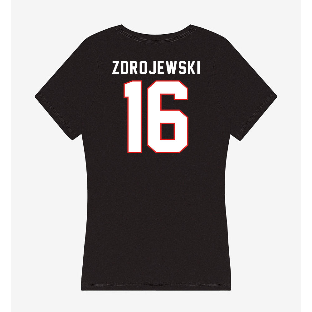 Texas Tech - NCAA Women's Soccer : Taylor Zdrojewski - Women's V-Neck T-Shirt-1