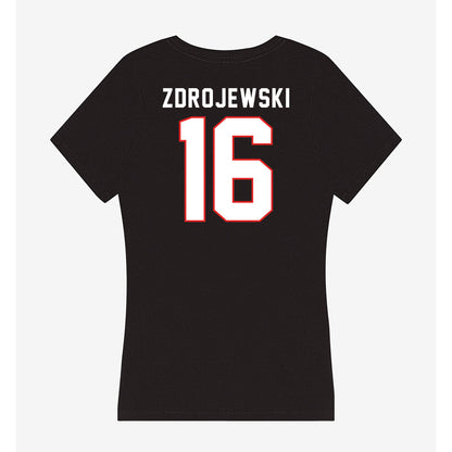 Texas Tech - NCAA Women's Soccer : Taylor Zdrojewski - Women's V-Neck T-Shirt-1