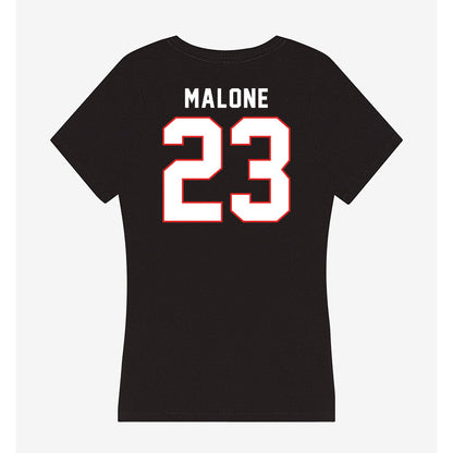 Texas Tech - NCAA Women's Basketball : Jada Malone - Women's V-Neck T-Shirt-1