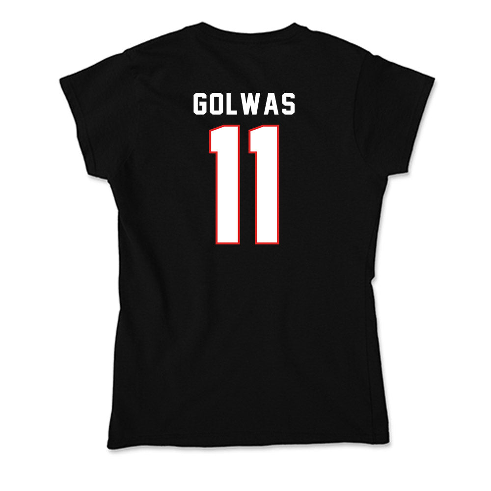 Texas Tech - NCAA Football : Brock Golwas - Soft Style Women’s T-Shirt-1