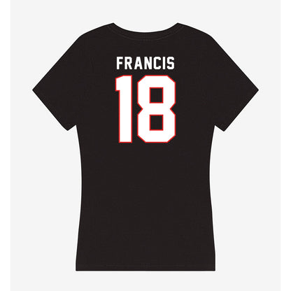 Texas Tech - NCAA Football : Kirk Francis - Women's V-Neck T-Shirt-1