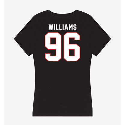 Texas Tech - NCAA Football : Keyshawn Williams - Women's V-Neck T-Shirt-1