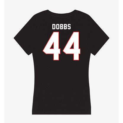 Texas Tech - NCAA Softball : Becky Dobbs - Women's V-Neck T-Shirt-1