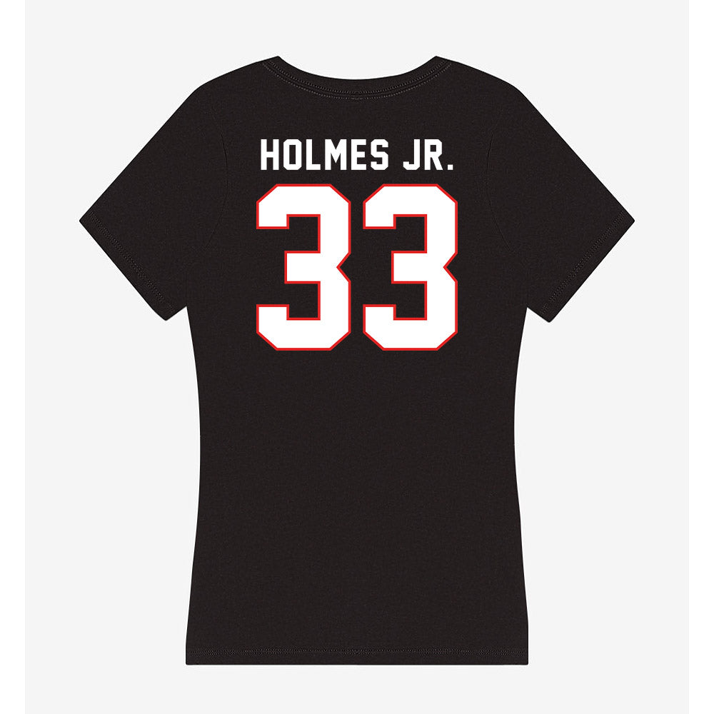 Texas Tech - NCAA Football : A.J. Holmes Jr. - Women's V-Neck T-Shirt-1