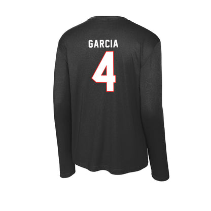 Texas Tech - NCAA Baseball : Linkin Garcia - Activewear Long Sleeve T-Shirt-1
