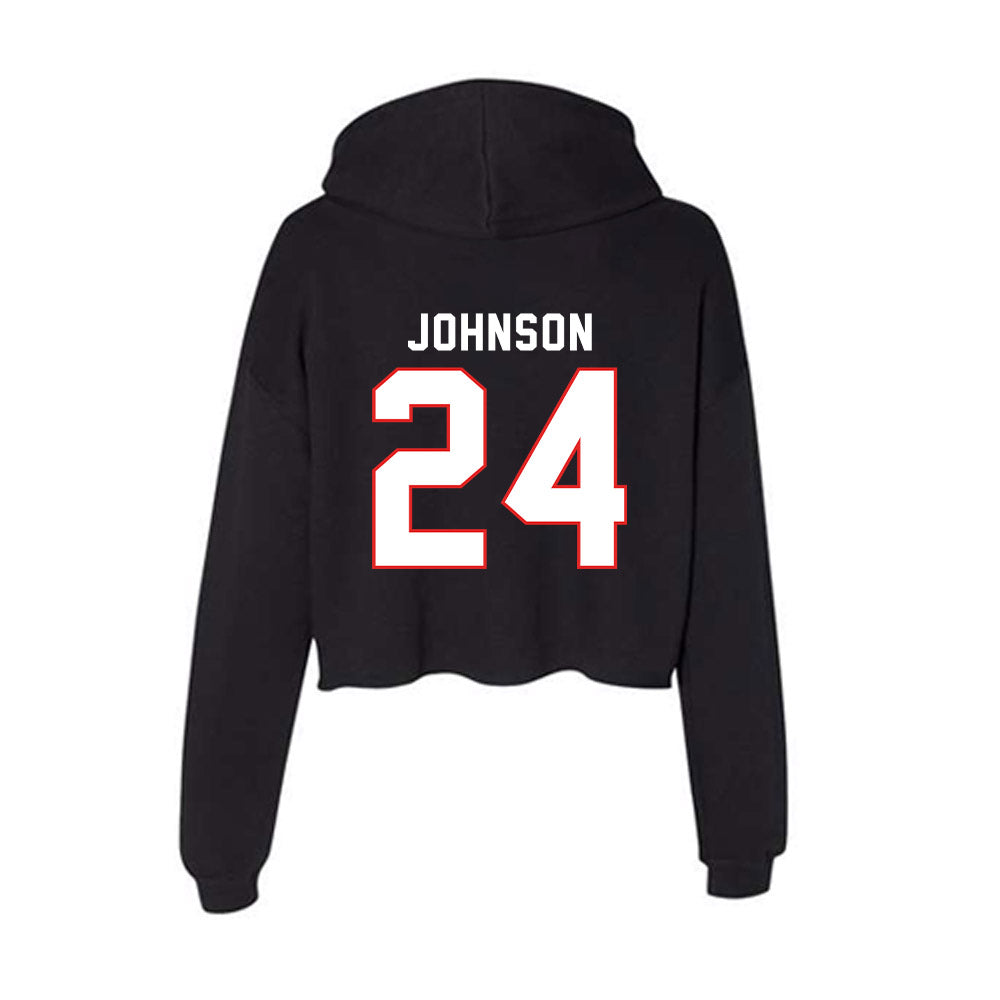 Texas Tech - NCAA Women's Volleyball : Ava Johnson - Women's Crop Fleece Hoodie-1