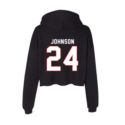 Texas Tech - NCAA Women's Volleyball : Ava Johnson - Women's Crop Fleece Hoodie-1